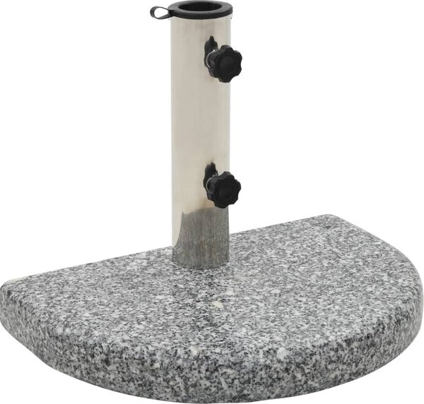 Maison Exclusive – Držiak na slnečník z granitu, 10 kg, zakrivený, sivý
