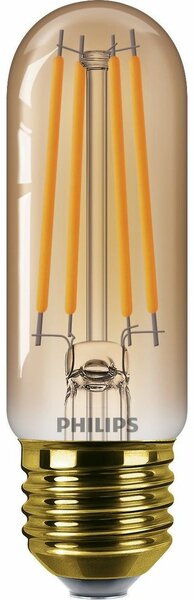 Philips LED filament žiarovka E27 T32 7W (40W) 1800K nestmievateľná, jantárová