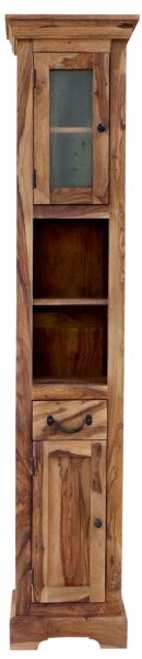 Skrinka do kúpeľne Jali 40x190x35 z indického masívu palisander