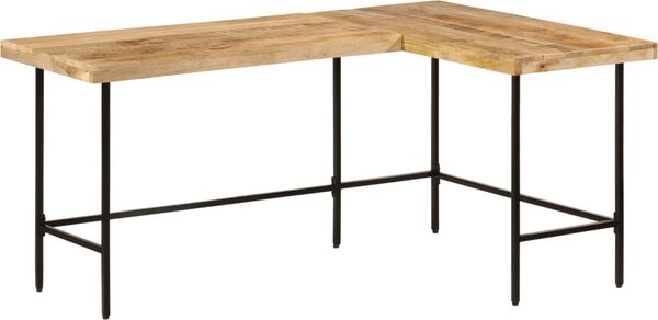 Maison Exclusive – Písací stôl, 165 x 110 x 77 cm, masívne drevo mango a kov