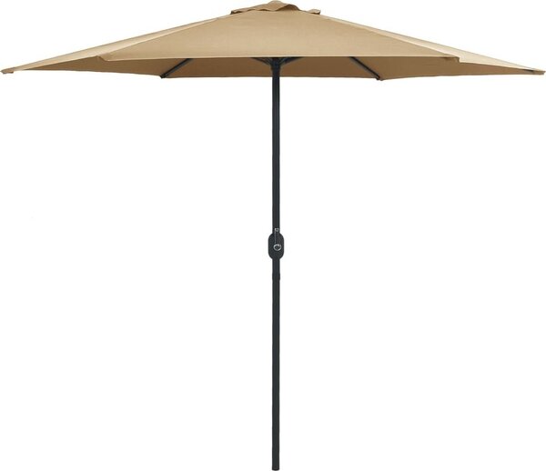 Maison Exclusive – slnečník s hliníkovým nosníkom, rozmer 270 x 246 cm, farba taupe