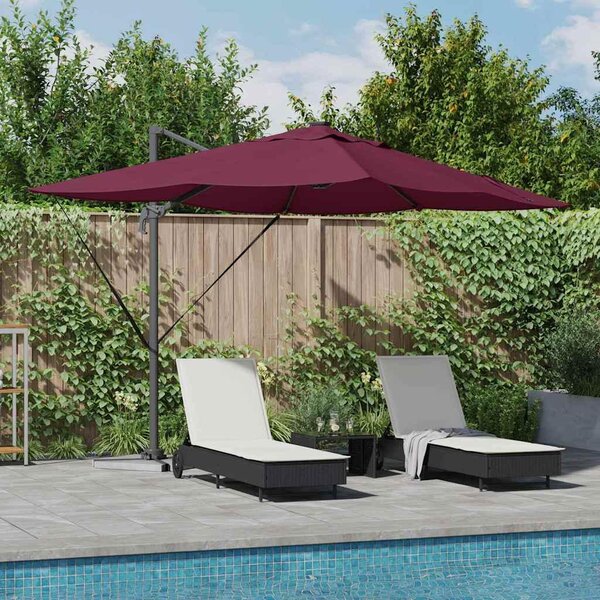 Maison Exclusive – Slnečník, rozmery 352 x 251 x 265 cm, materiál: polyester a hliník