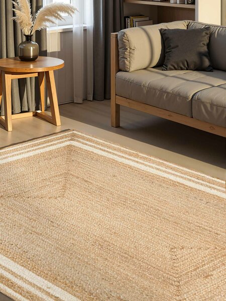 Hanse Home , Kusový koberec Looma 106301 Natural Gold Ivory, 120x170, béžová, chodba / predsieň