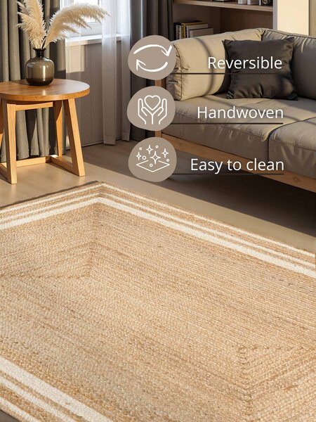 Hanse Home , Kusový koberec Looma 106301 Natural Gold Ivory, 120x170, béžová, chodba / predsieň