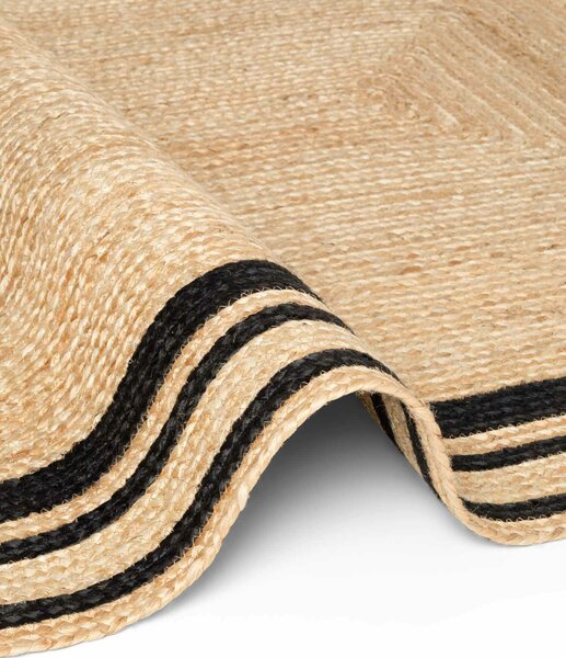 Hanse Home , Behúň Looma 106302 Natural Gold Black, 70x200, béžová, chodba / predsieň
