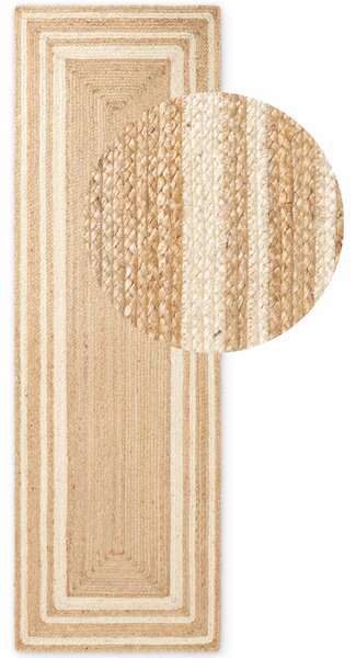 Hanse Home, Behúň Looma 106301 Natural Gold Ivory, 70x200, béžová, chodba / predsieň