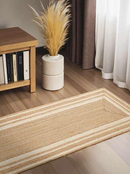 Hanse Home, Behúň Looma 106301 Natural Gold Ivory, 70x200, béžová, chodba / predsieň