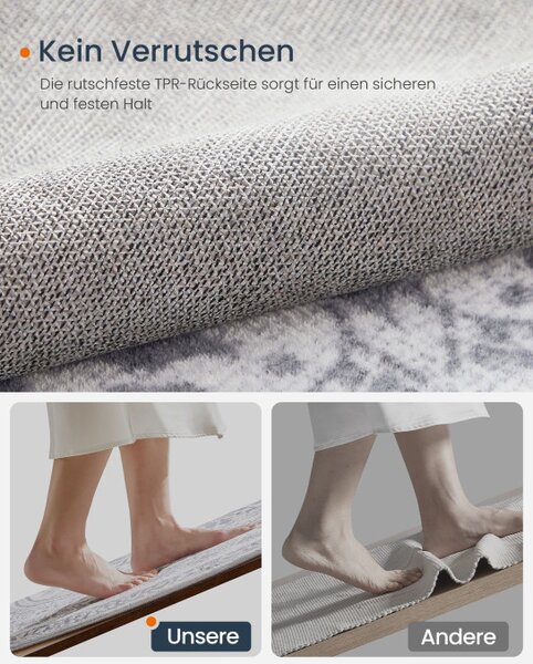 Koberec Boho-Stil sivý kruh
