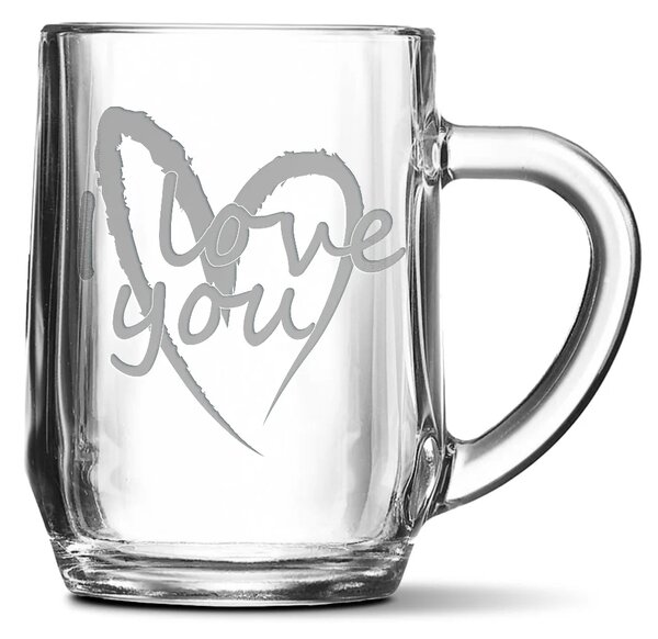 Sablio Polliter I Love you srdce 0,5 l