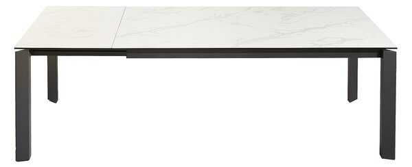 Rozťahovací jedálenský stôl Narissara X7 180-240 cm biely - vzor mramor