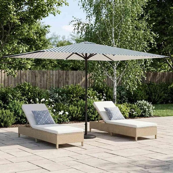 Maison Exclusive – záhradný slnečník, 200 x 300 cm, polyester, obdĺžnikový