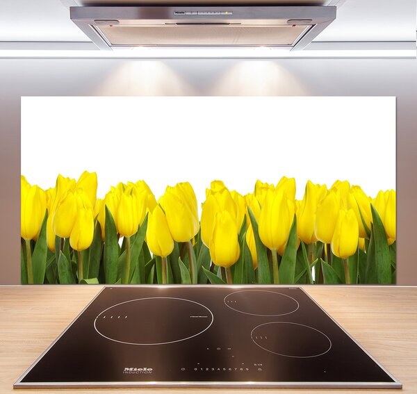 Panel do kuchyne Žlté tulipány pl-pksh-120x60-f-2665979