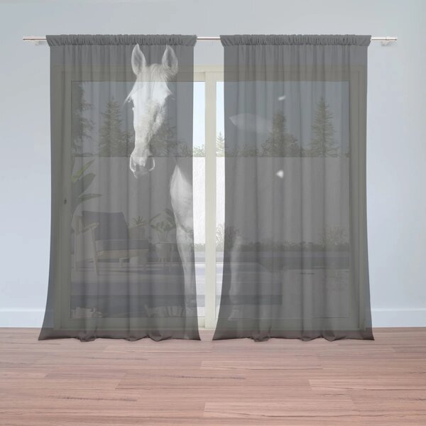 Sablio Záclony Kôň v tieni : 2ks 150x250cm