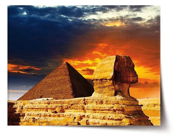 Sablio Plagát Pyramídy - 60x40 cm