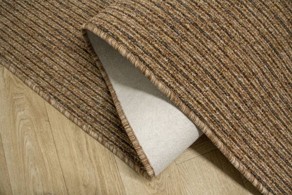 Metrážny koberec Genewa 91 hnedý / béžový