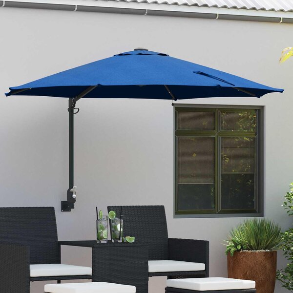Maison Exclusive – záhradný slnečník, 248 x 248 x 148 cm, materiál: polyester a oceľ