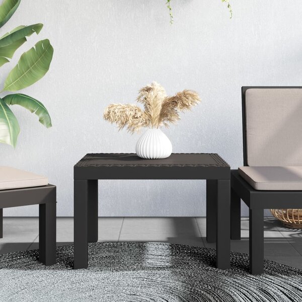 Maison Exclusive – záhradný stôl, farba antracit, rozmer 59x47x40 cm, materiál: polypropylén (PP)