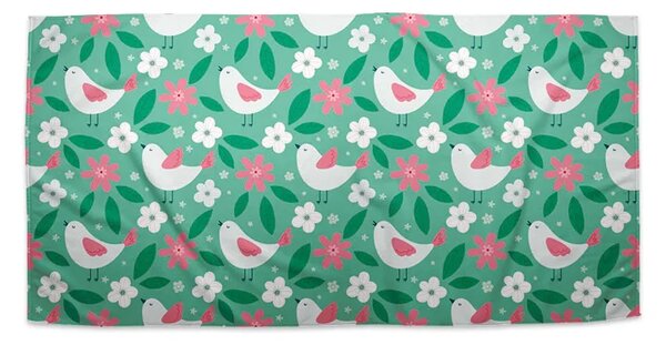Sablio Uterák Kvetiny a vtáčiky - 30x50 cm