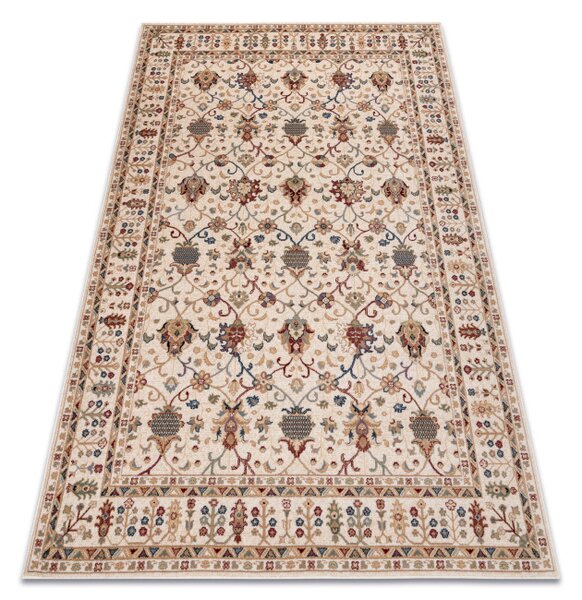 Koberec NAIN Ornament, rám 1028/51053 béžový / bordový / modrý