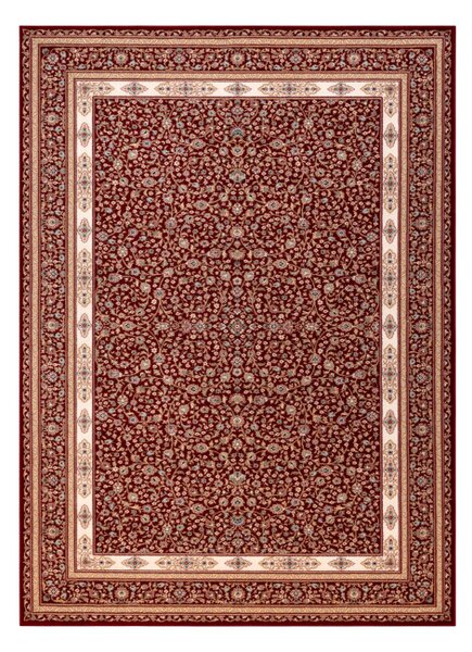 Koberec NAIN Ornament, rám 7965/51066 bordový / béžový
