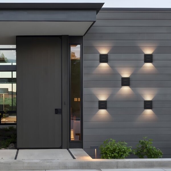 Immax 08520L - LED vonkajšie nástenné svietidlo LUXLINE 6W/230V 3000K IP54 čierne