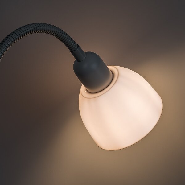 Brilagi - Stojacia lampa ARIANA 1xE27/100W/230V + 1xE14/25W biela