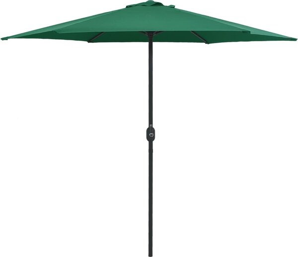 Maison Exclusive – slnečník s hliníkovým nosníkom, 270 x 246 cm, zelený