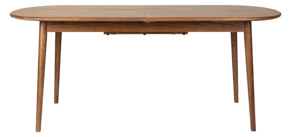 Rozkladací jedálenský stôl s prídavnou doskou v dekore orechového dreva 90x180 cm Twist – Zuiver