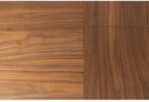 Rozkladací jedálenský stôl s prídavnou doskou v dekore orechového dreva 90x180 cm Twist – Zuiver