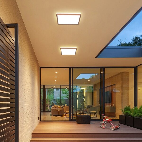 Brilagi - LED kúpeľňové stropné svietidlo ULTRA SLIM LED/18W/230V 30x30 cm ružové zlato IP54