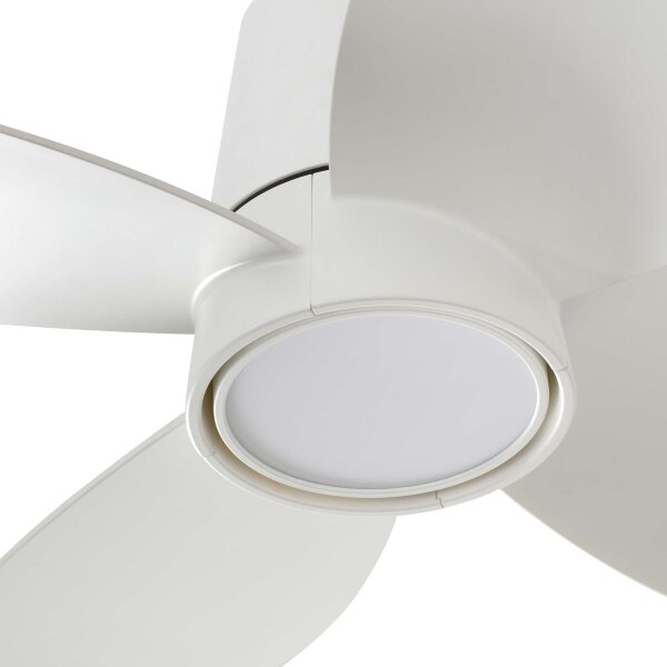 FARO 34315 - LED Stm. str. ventilátor KLOVER S LED/20W/230V biela pr. 80 cm + DO