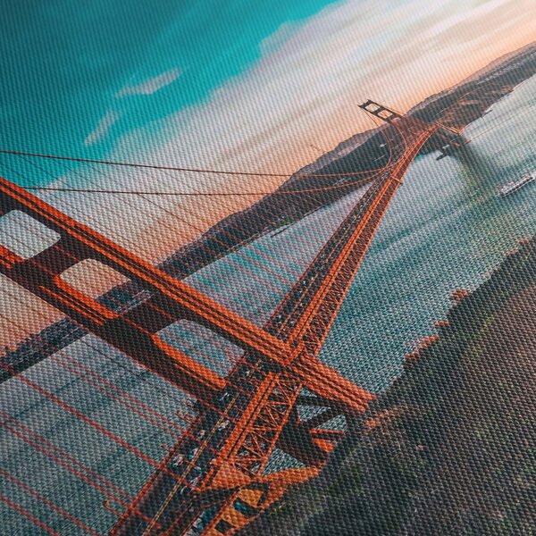 Obraz- Golden Gate, San Francisco (120x50 cm)