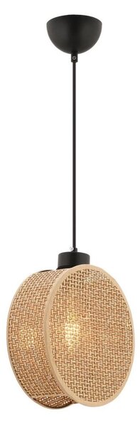 Závesný luster na lanku DRUM 1xE27/60W/230V hnedý