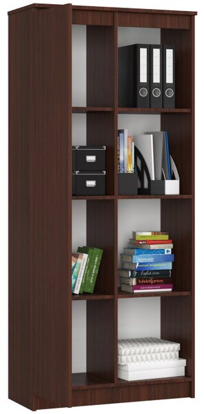 Regál R80 1D 4P CLP wenge