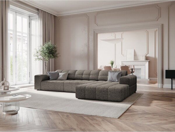 Tmavosivá rohová pohovka (pravý roh) Chicago – Cosmopolitan Design