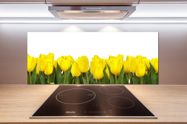 Panel do kuchyne Žlté tulipány pl-pksh-125x50-f-2665979