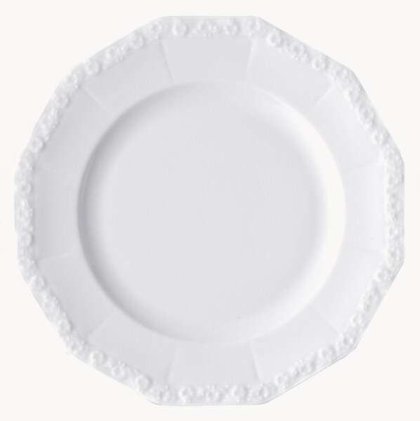 Porcelánové raňajkové taniere Maria White, 2 ks
