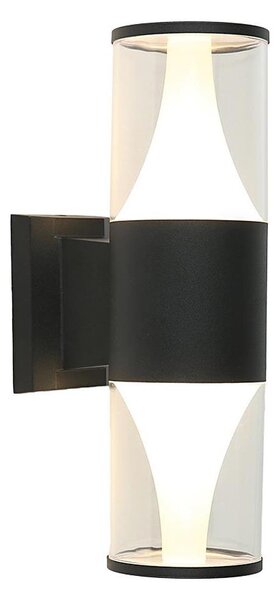 Prezent 12104 - LED Vonkajšie nástenné svietidlo SERA 2xLED/7W/230V 4000K IP54