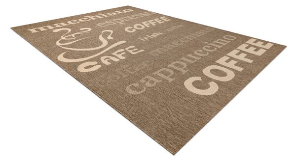 Koberec šnúrkový SIZAL FLOORLUX 20645 coffee / natural