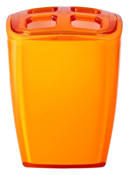GRUND Pohár na zubnú kefku NEON oranžový 7x6,5x10 cm