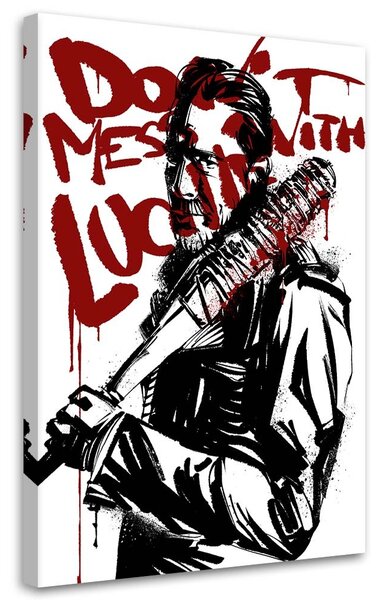 Obraz na plátne The Walking Dead, Negan - Nikita Abakumov Rozmery: 40 x 60 cm