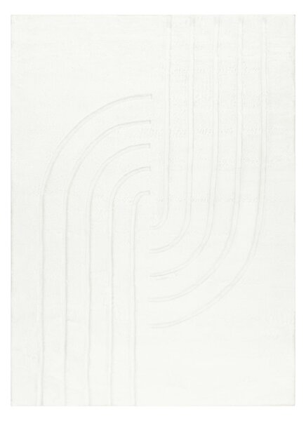 Koberec CURVY Curves 11 biely