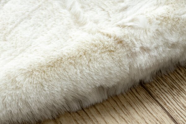 Koberec TEDDY NEW wool 45 krémový, kruh