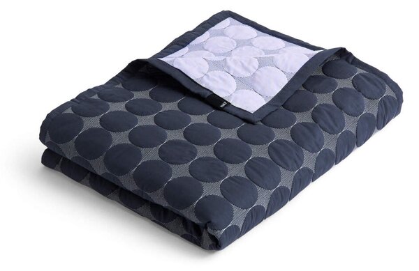 HAY Prikrývka Mega Dot Organic 235x245, midnight blue