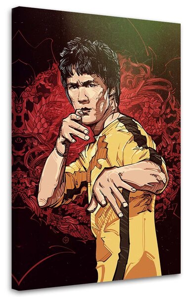 Obraz na plátne Herec Bruce Lee - Nikita Abakumov Rozmery: 40 x 60 cm