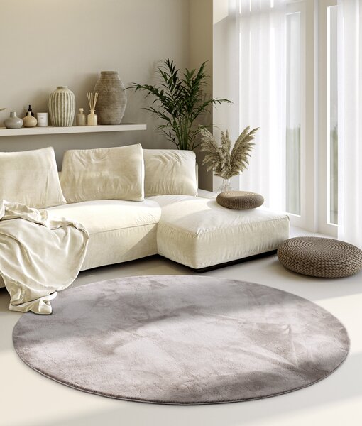 Villeroy & Boch , Kusový koberec 106160 Grey kruh, 160x160 (priemer) kruh, šedá, obývacia izba