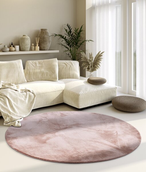 Villeroy & Boch , Kusový koberec 106161 Pink kruh, 160x160 (priemer) kruh, ružová, obývacia izba