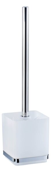 WENKO WC kefa BEZ VŔTANIA VacuumLoc QUADRO transparentná 37x10x13 cm