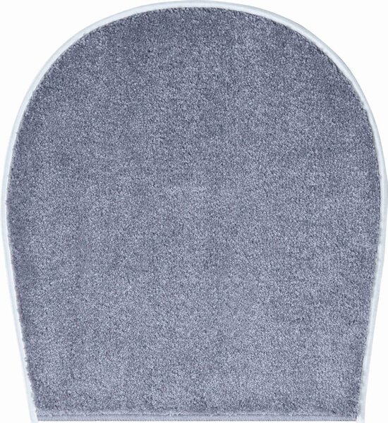 GRUND Kúpeľňový koberec RIALTO antracitový Rozmer: 47x50 cm - na poklop WC alebo ako sedadlo na stoličku