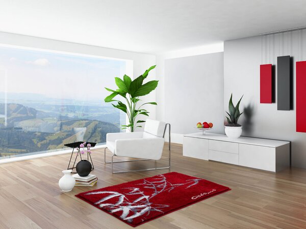 GRUND Kúpeľňový koberec Colani 23 červený Rozmer: 60x100 cm